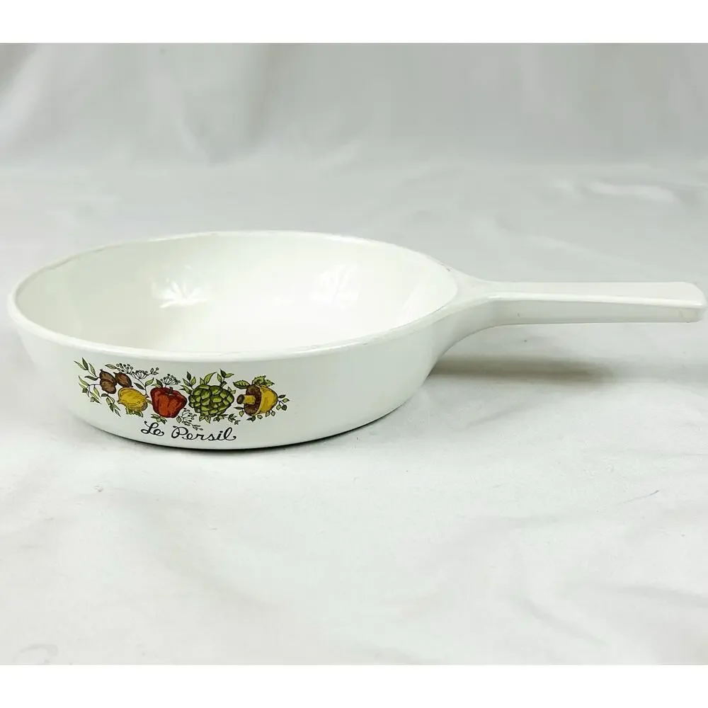 Corning Ware Spice Of Life Set of 2 Pans & 1 Lid USA P-82 P-83